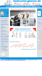 Mobile Screenshot of bedruckte-glaeser.de